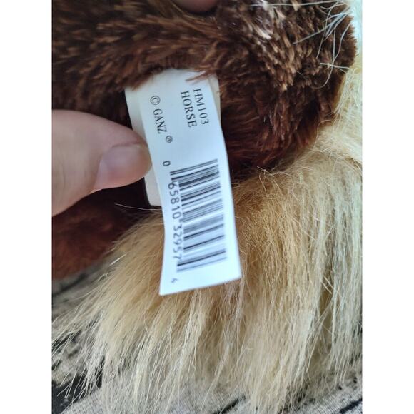 Ganz Webkinz Lil Kinz Horse HS103 Stuffed Animal Brown Pony CUTE unsure on code. - Picture 4 of 9